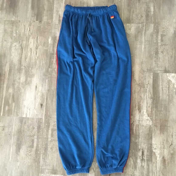 SOLD❗️Aviator Nation Sweatpants / 4 Striped Sides - Picture 2 of 5